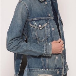 Citizens of humanity split side denim jacket XS